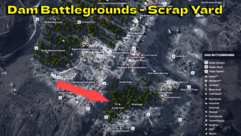 Arc Raiders Broken Monument Scarp Yard