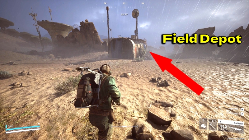 Arc Raider Field Depot Location View