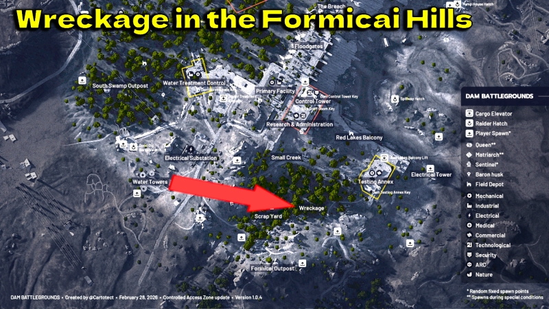 Arc Raiders Keeping the Memory wreckage in the Formicai Hills