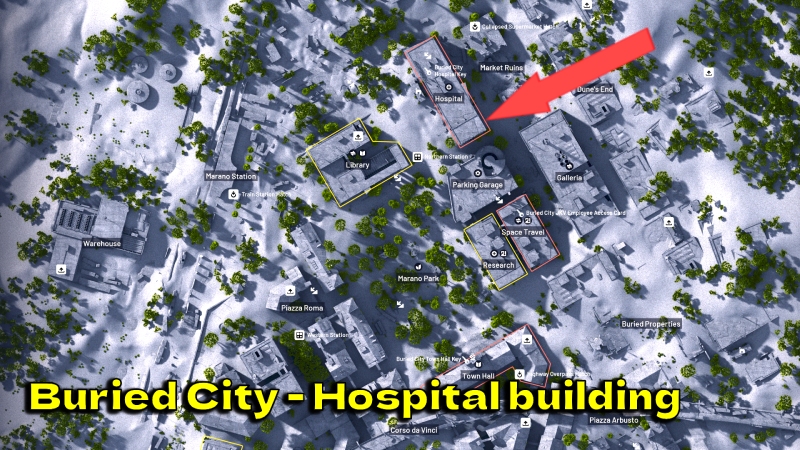 Arc Raiders Medical Merchandise Departure Building Location