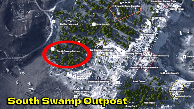 Arc Raiders South Swamp Outpost Location