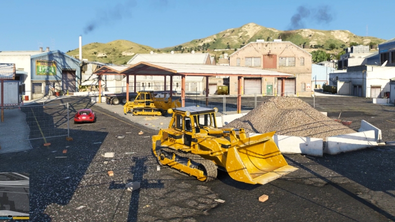 Gta 5 Hvy Dozer parked