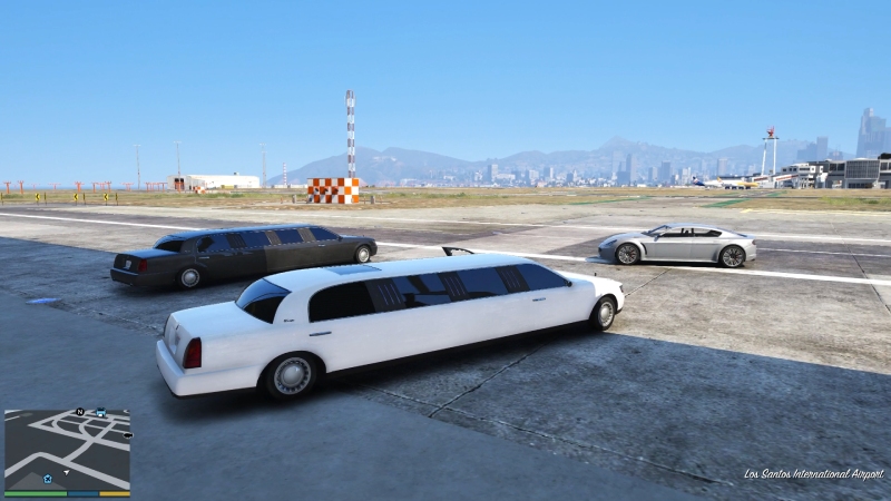 Gta 5 Limousine at airport