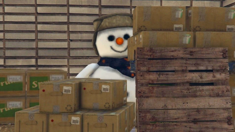 Gta 5 Snowman
