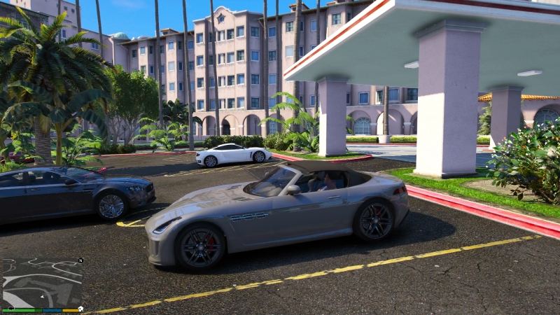 Gta 5 sport cars and supercars parked at The Richman hotel parking