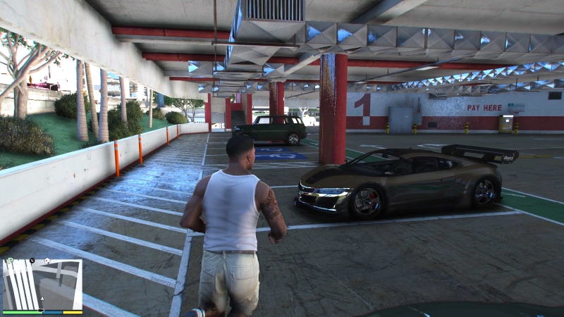 Gta 5 sport cars and supercars parked in Public Garage
